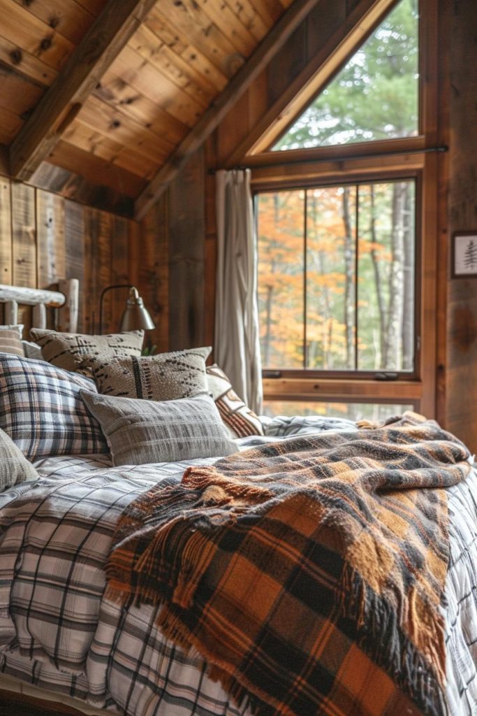 Carded bed linen offers a cozy feeling of hut and invites you to make yourself comfortable, enjoy the soft comfort of rustic patterns and feel how everyday worries melt away.