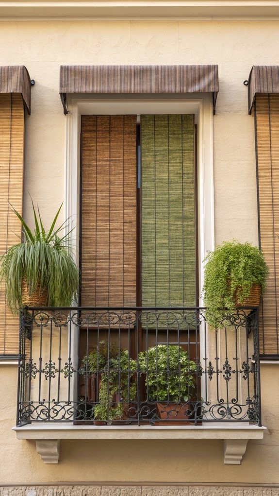 natural bamboo window coverings