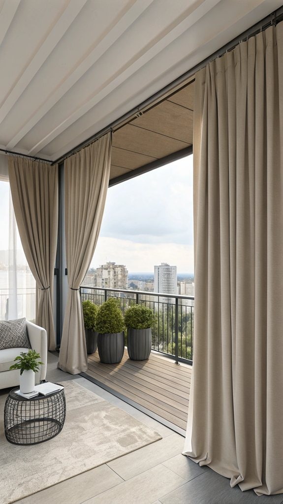 Sun-Safe Vinyl Curtains