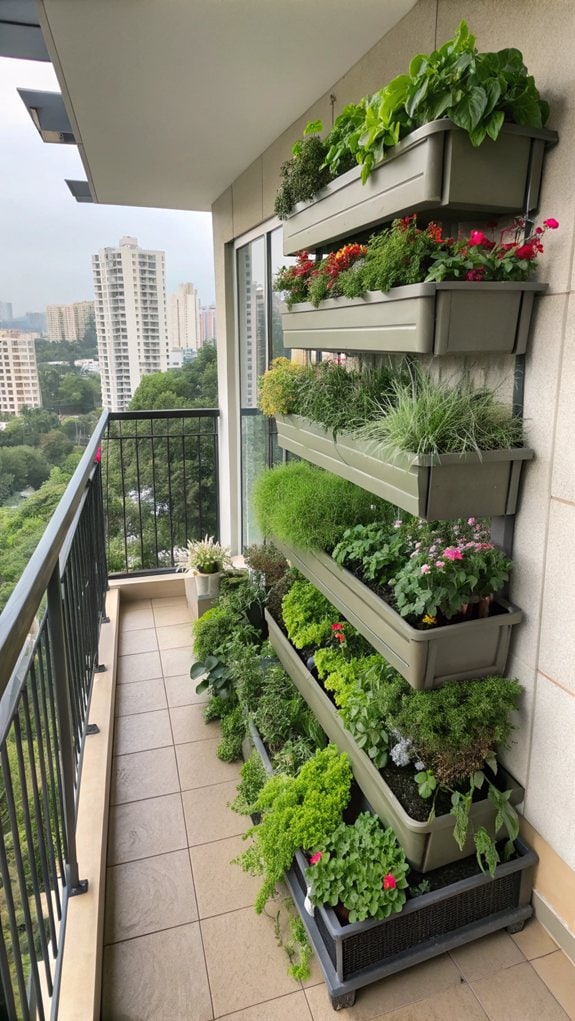 Vertical garden solving options