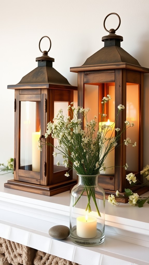 Rustic lanterns