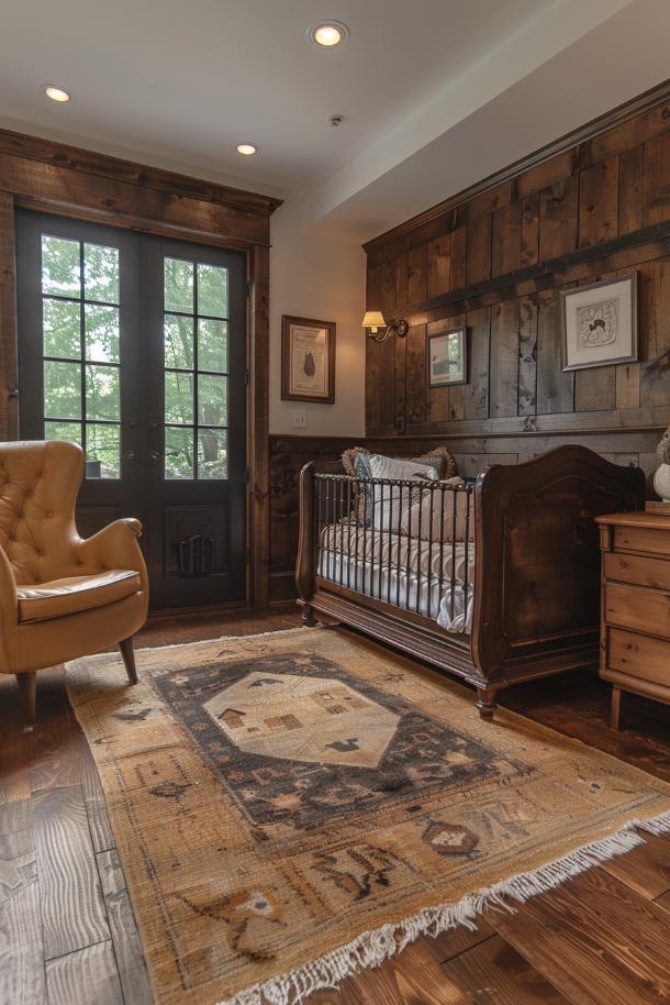 Enter the kindergarten with rustic elegance with ancient wood and <a href=