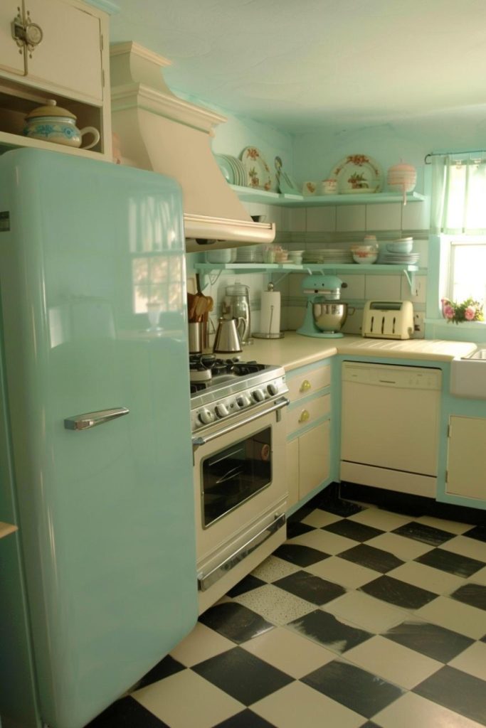 As a retro kitchen appliance, nostalgia rules the meters, their pastel colors a happy allusion to yesterday's kitchens.