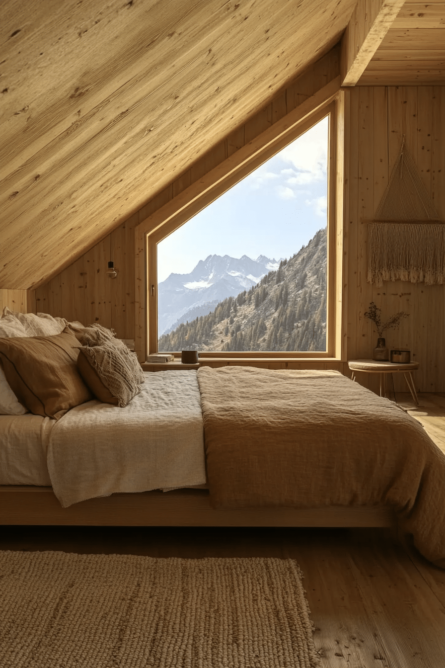 Small cabin bedroom