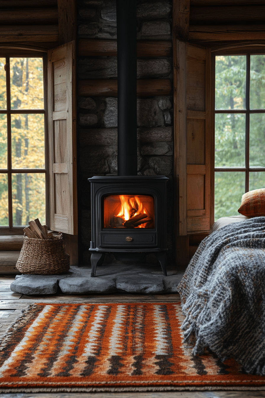 Small cabin bedroom