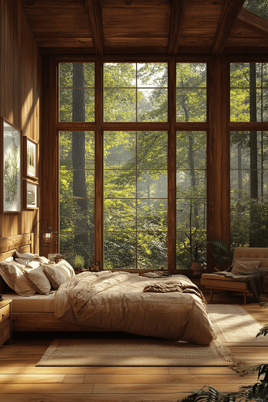 Small cabin bedroom