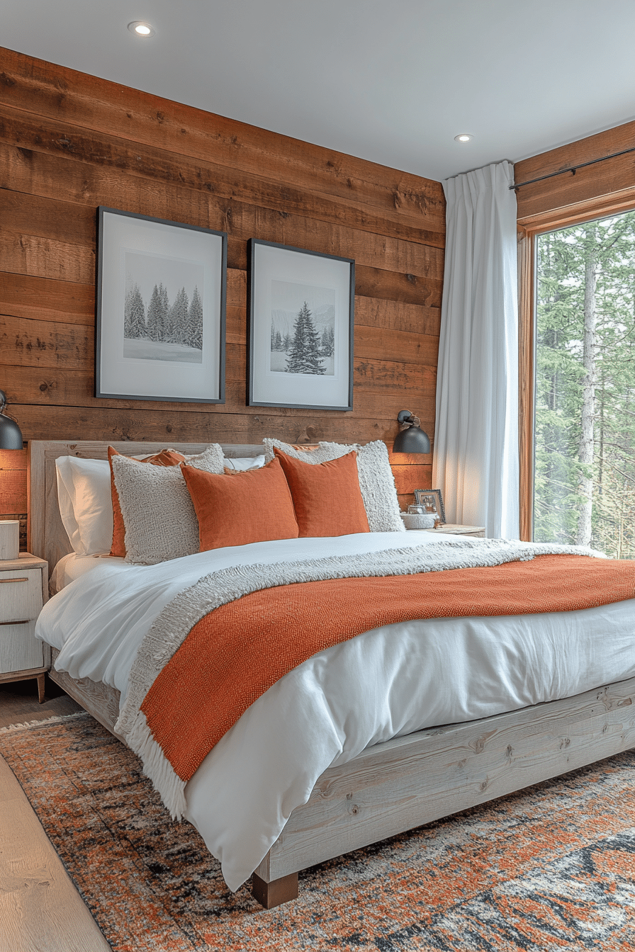 Small cabin bedroom