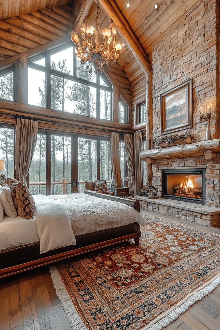 Small cabin bedroom