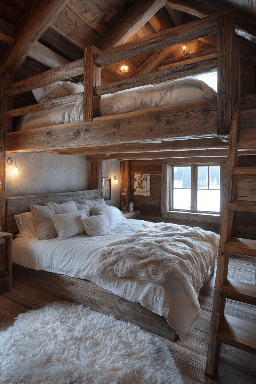 Small cabin bedroom