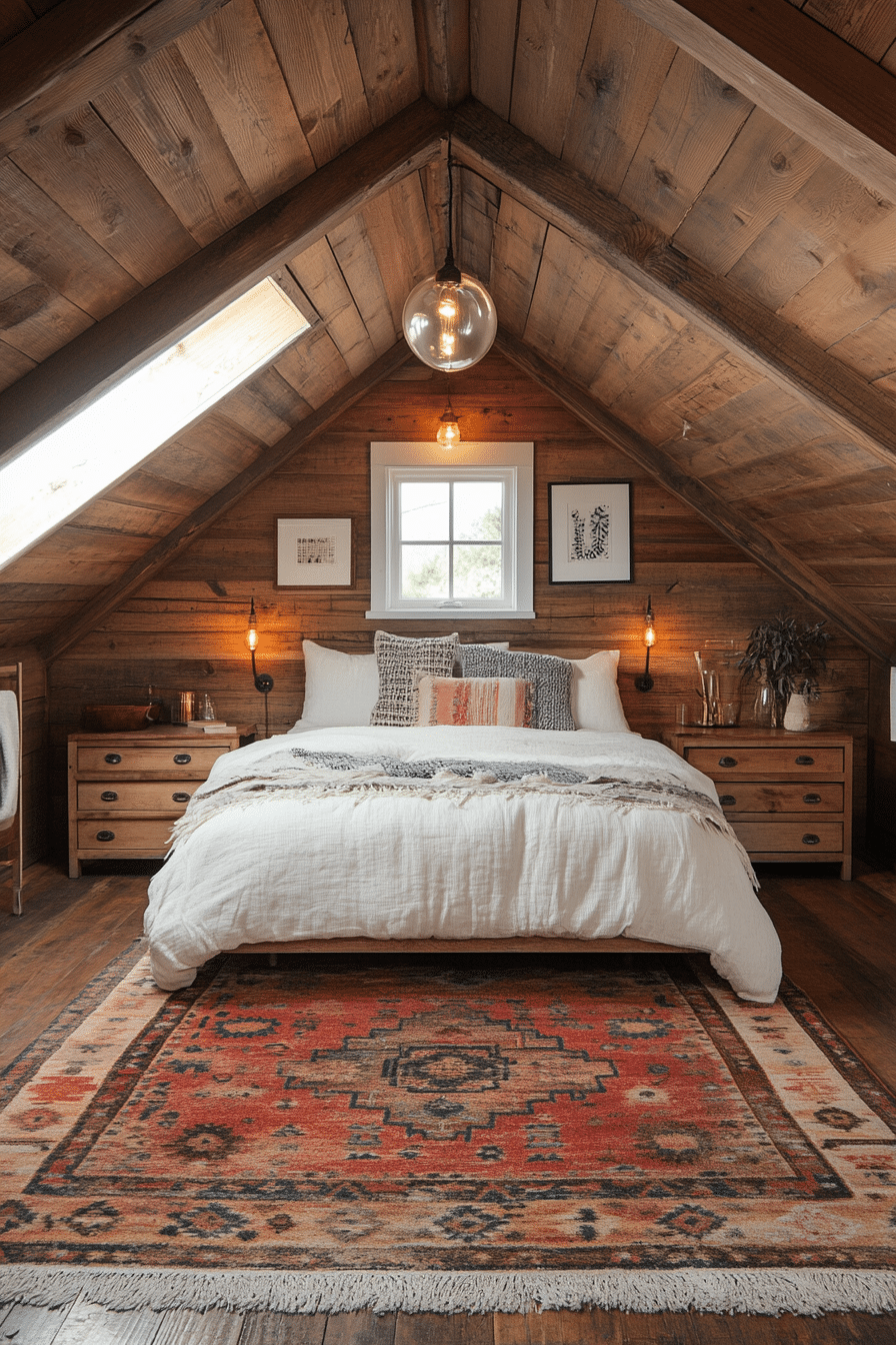 Small cabin bedroom