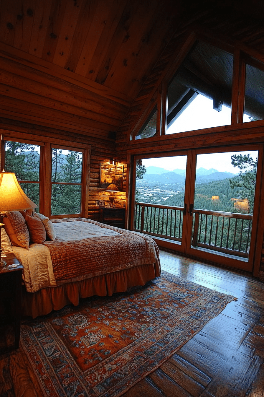 Small cabin bedroom