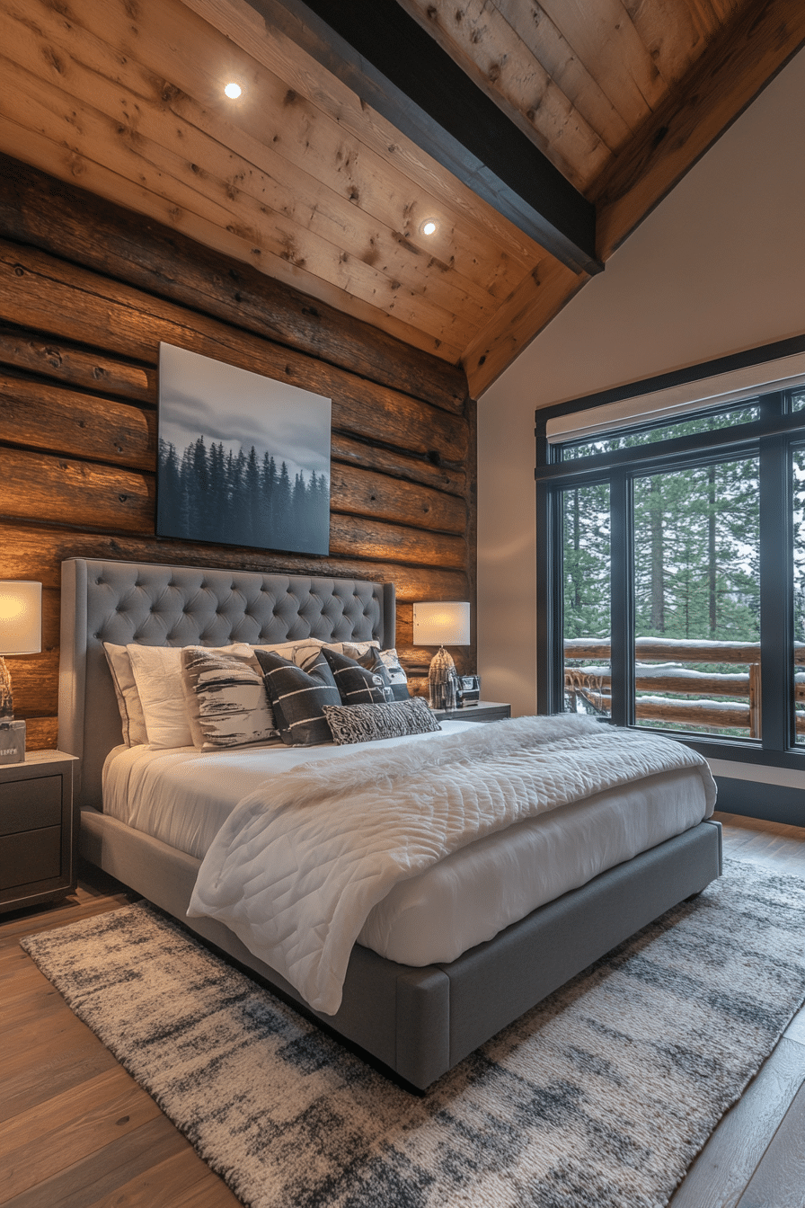 Small cabin bedroom