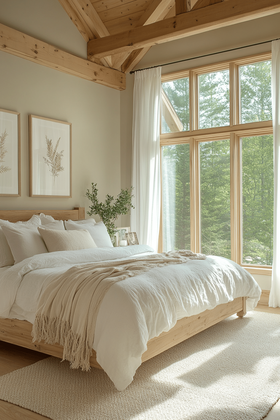 Small cabin bedroom