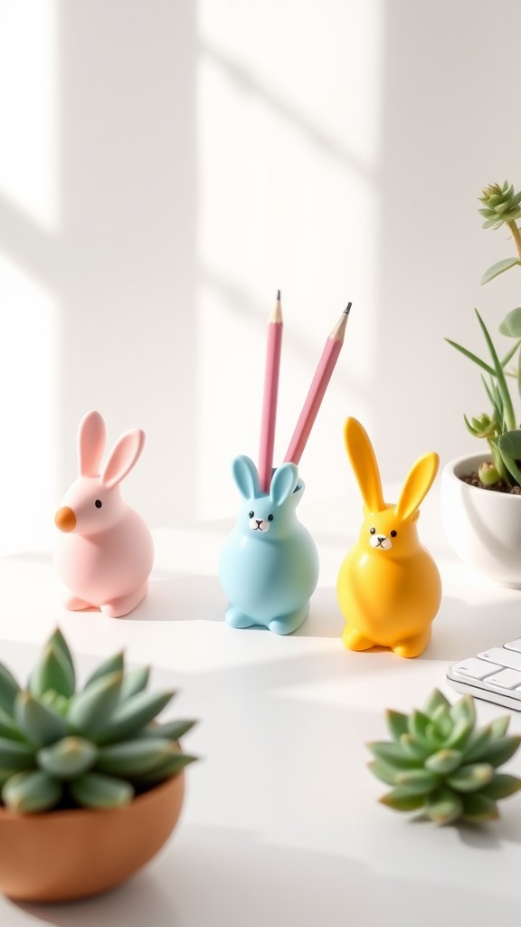 Colorful pencil holder