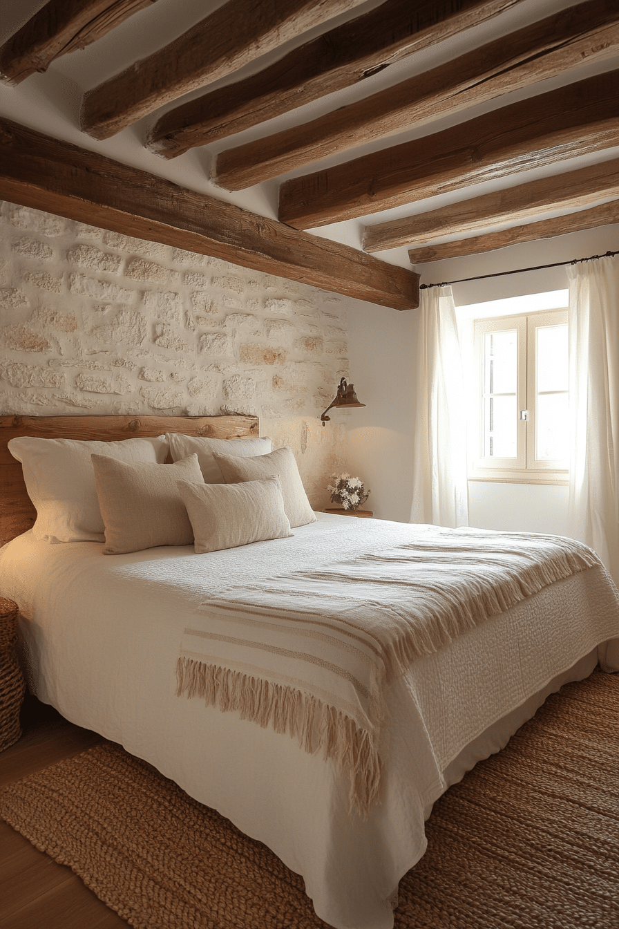 Rustic farmhouse bedroom