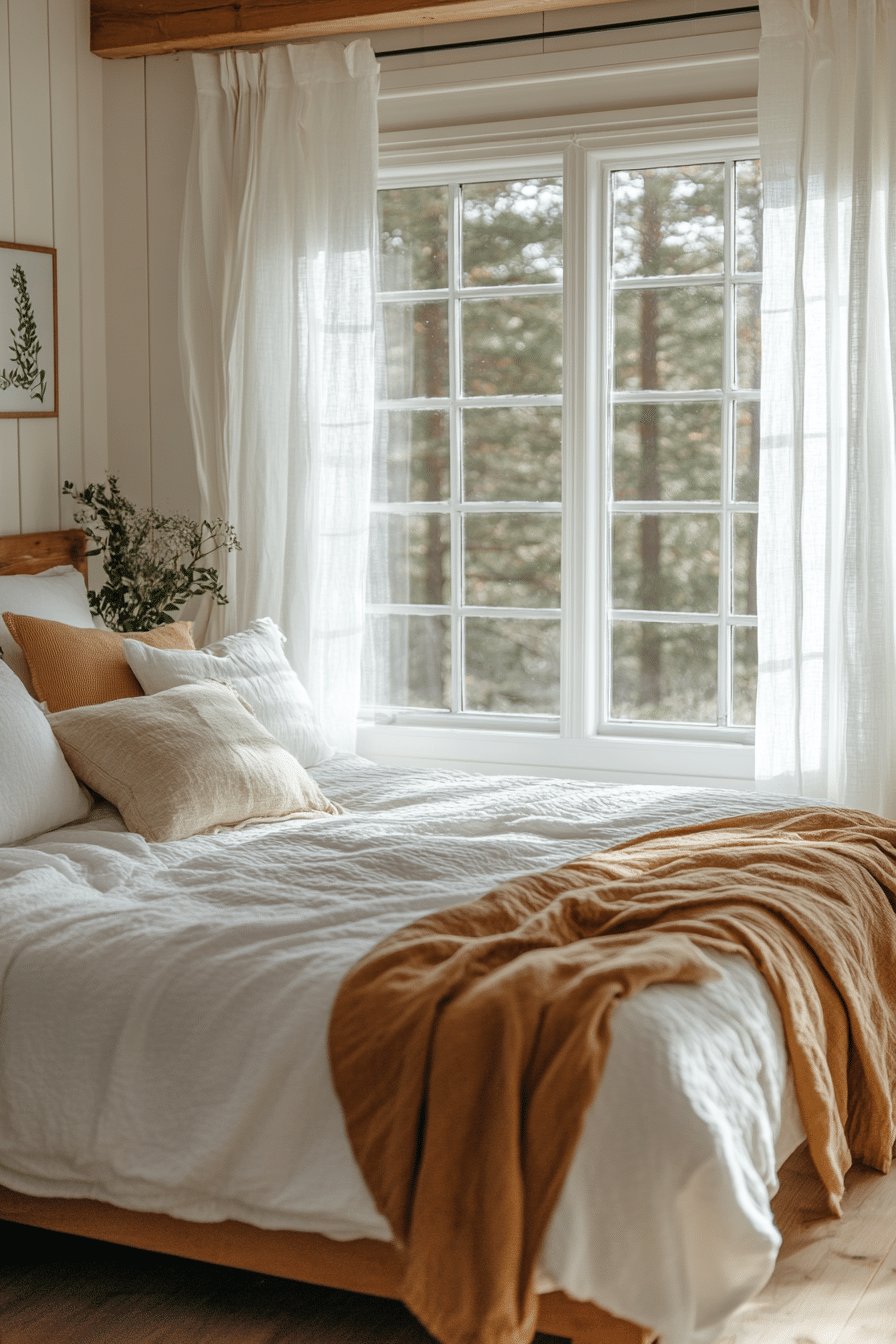 Rustic farmhouse bedroom