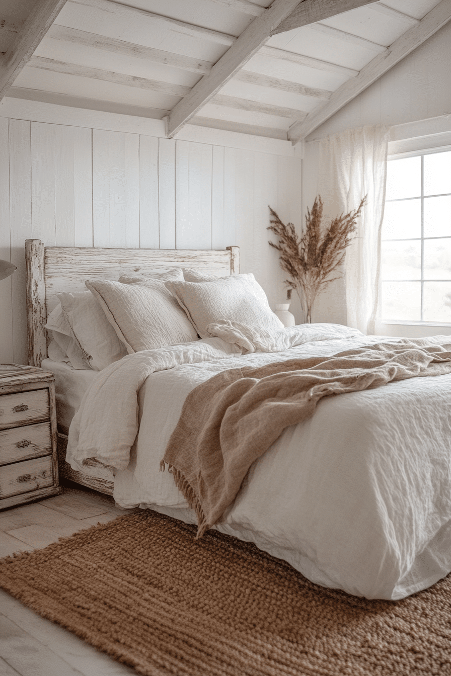 Rustic farmhouse bedroom