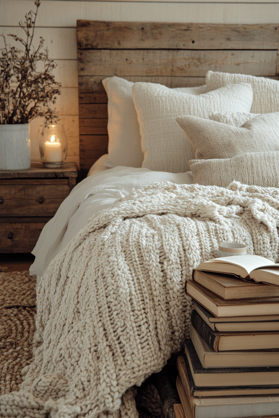 Rustic farmhouse bedroom