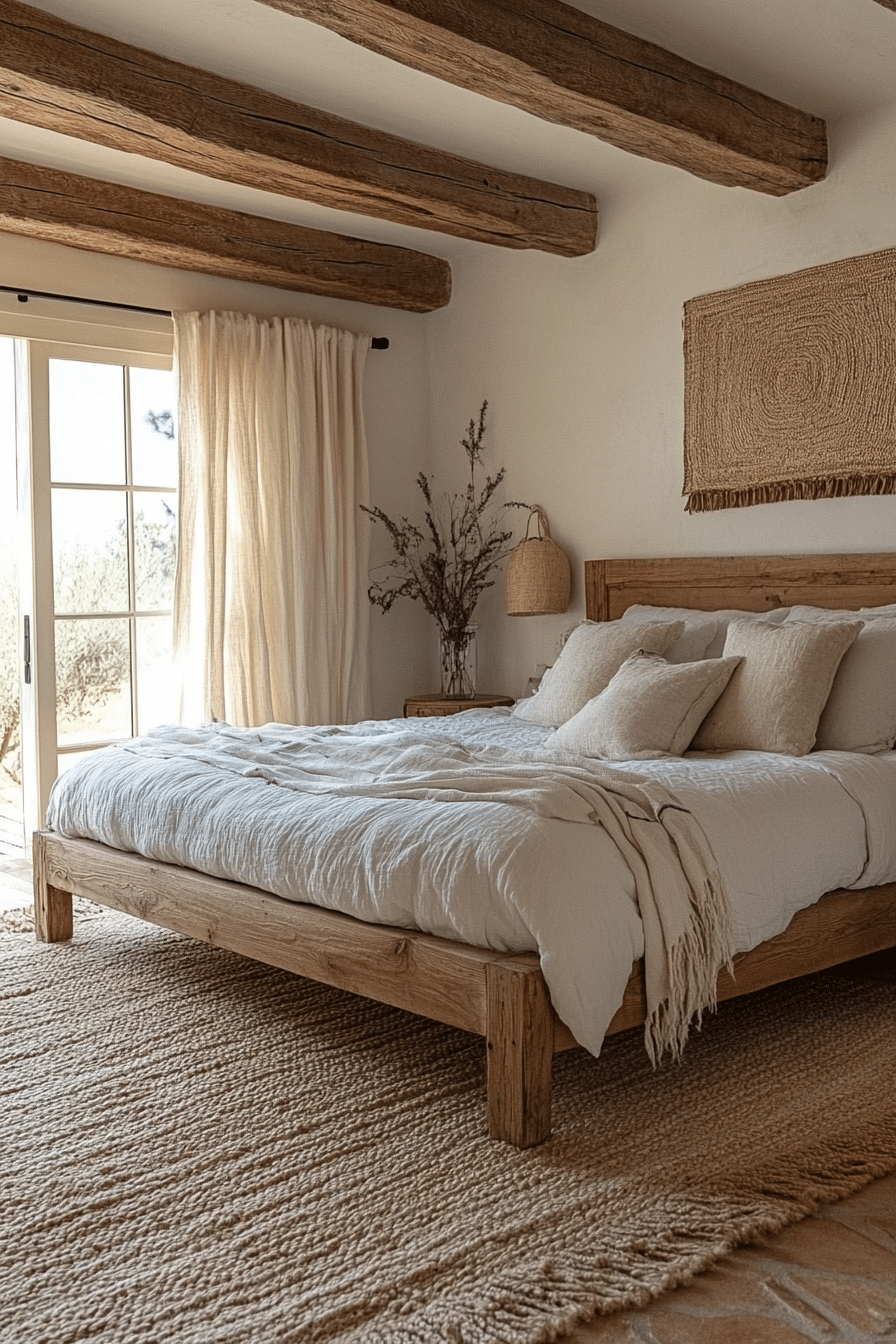 Rustic farmhouse bedroom