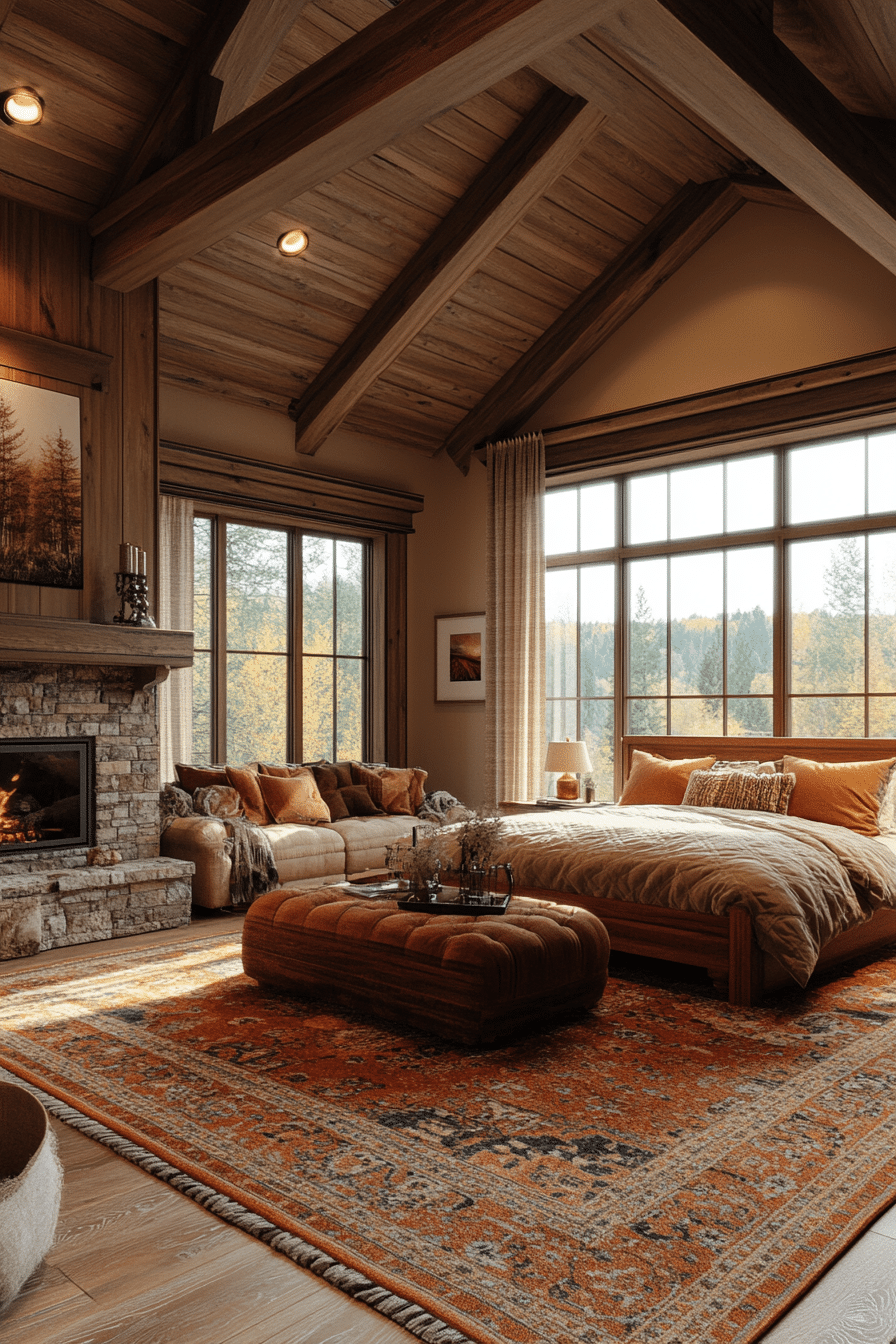 Rustic farmhouse bedroom