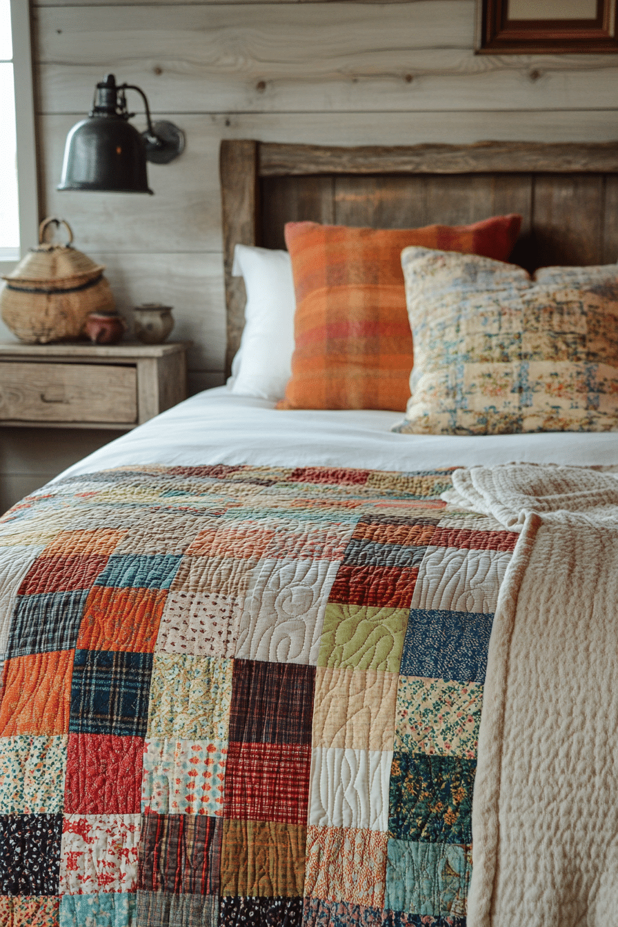 Rustic farmhouse bedroom