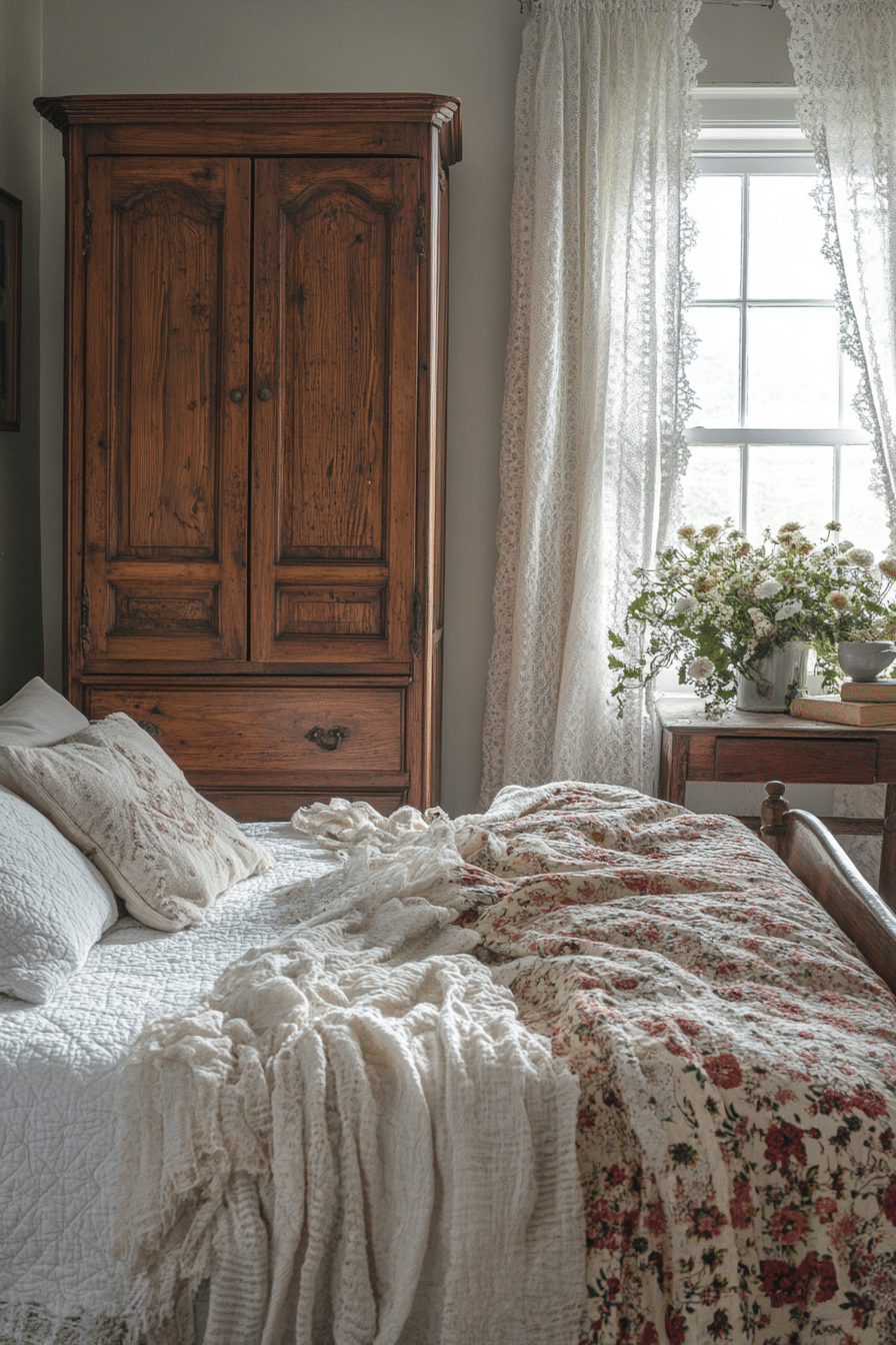 Rustic farmhouse bedroom