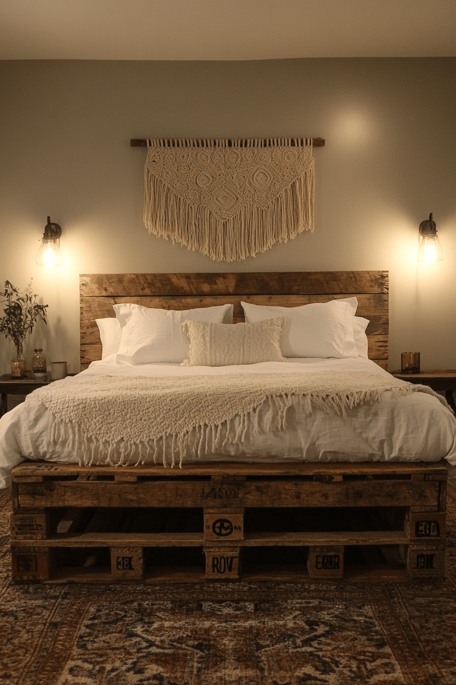 Rustic farmhouse bedroom