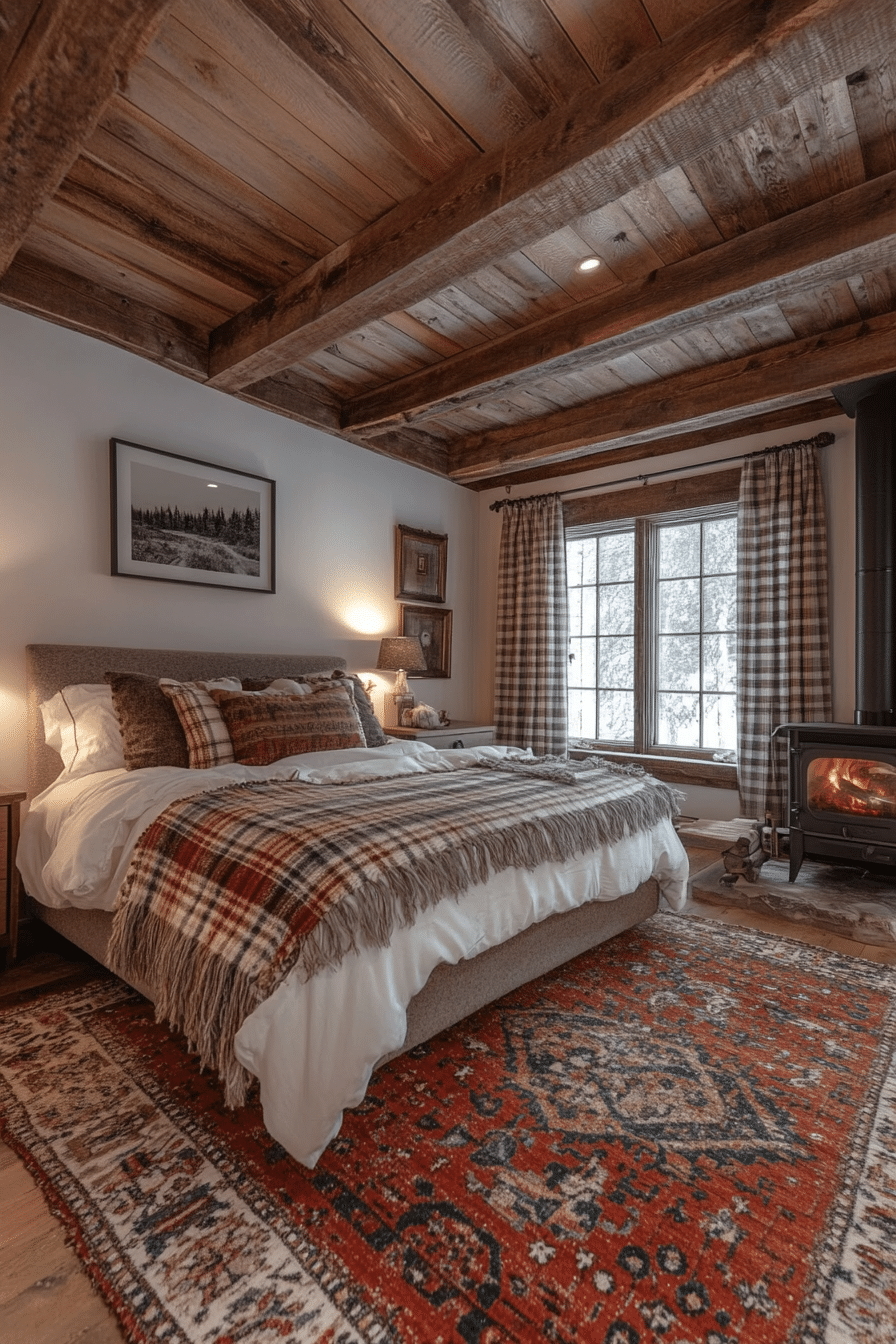 Rustic farmhouse bedroom