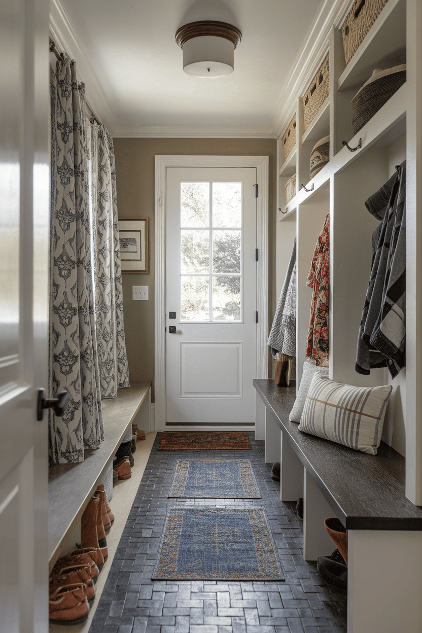 25 Creative Narrow Mudroom Ideas for a Stylish Entryway