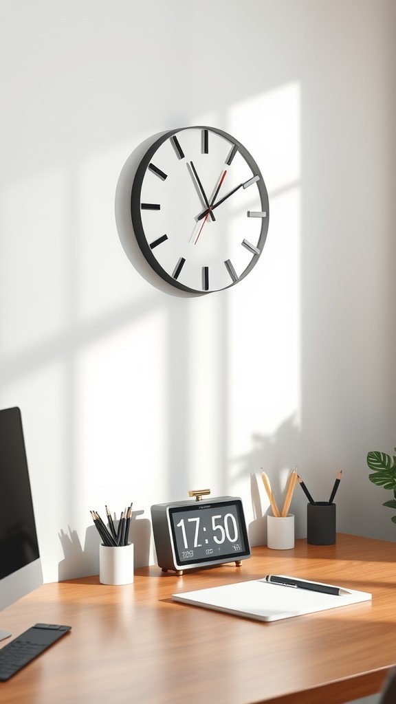 O'clock or timer for time management