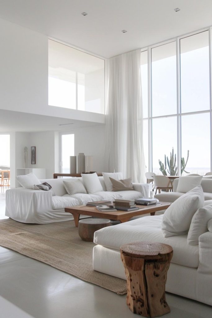 Sufficiently white space around furniture speaks volumes about the minimalist aesthetics that plays here. The breathing of the furniture room ensures that the room shows a quiet spaciousness.