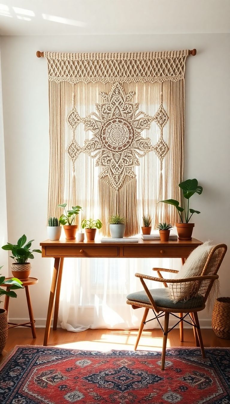 Get Inspired: 20 Stunning Boho Home Office Designs