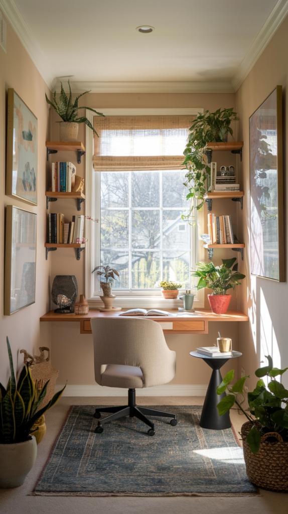 Corner nook with natural light