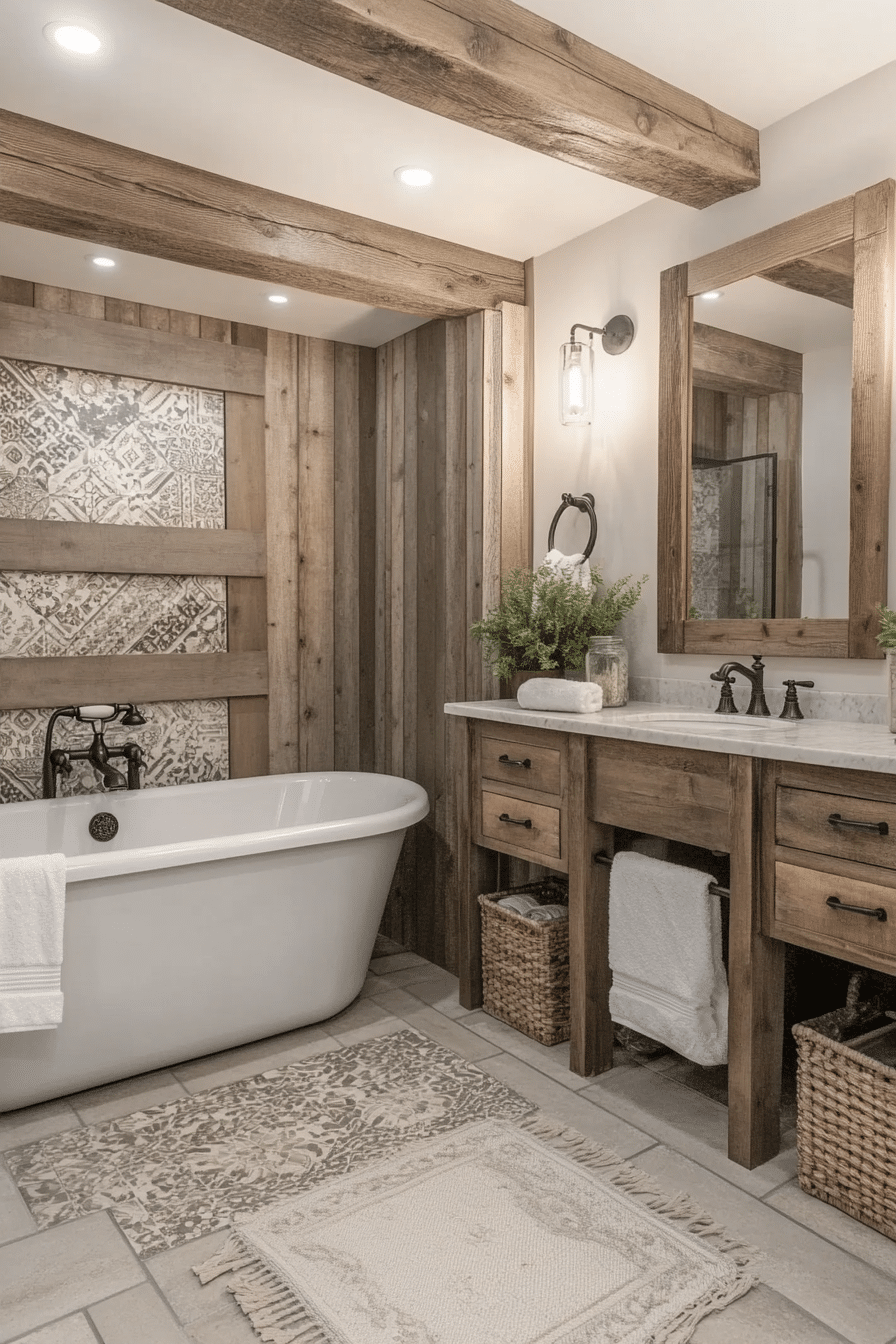 Country style bathroom