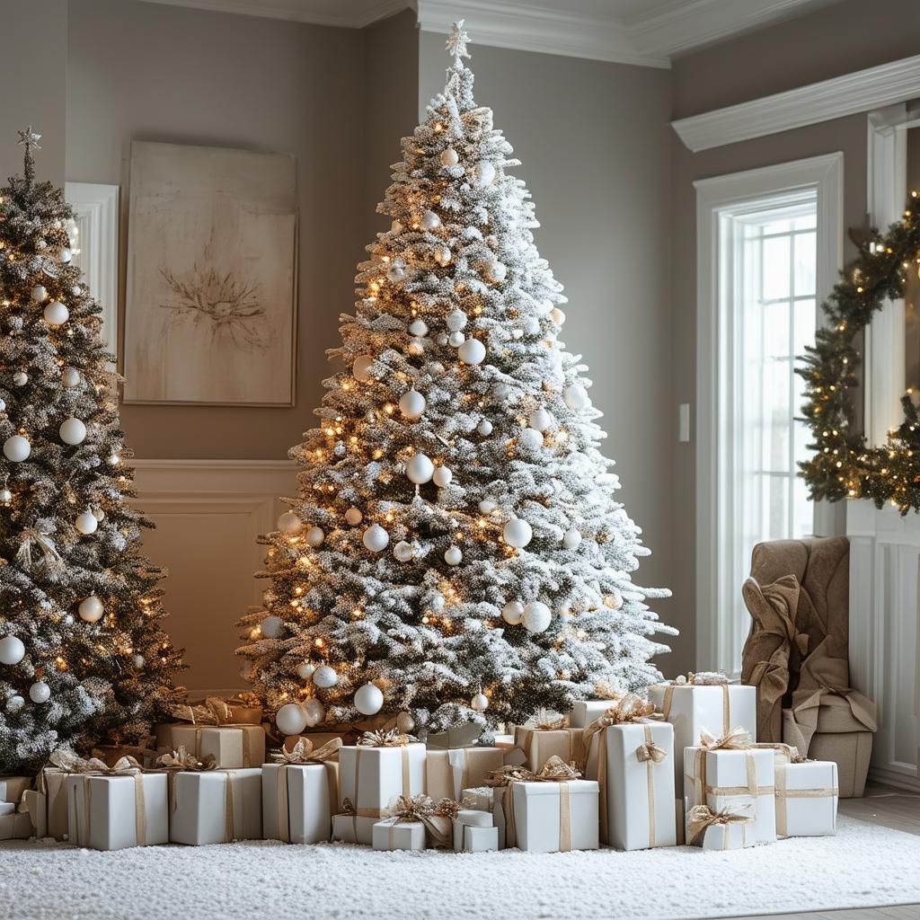 Deck the Halls with These 39 Stunning White Christmas Tree Decorations!