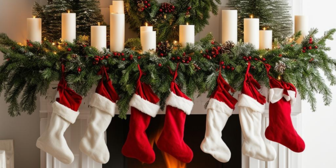 Deck the Halls: 40+ Festive Farmhouse Christmas Mantel Decor Ideas to Transform Your Home