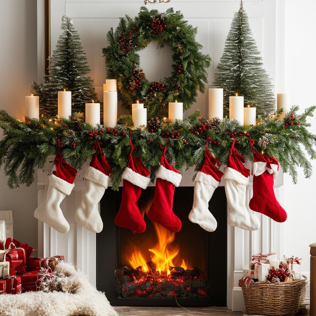 Deck the Halls: 40+ Festive Farmhouse Christmas Mantel Decor Ideas to Transform Your Home