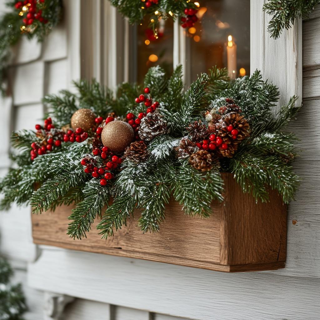 Create a Magical Christmas Display with These 35 Window Box Ideas!