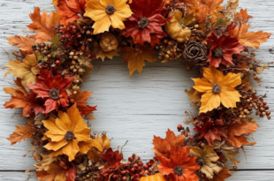 Transform Your Front Door with a Cozy Fall Hanging for Less Than $11!