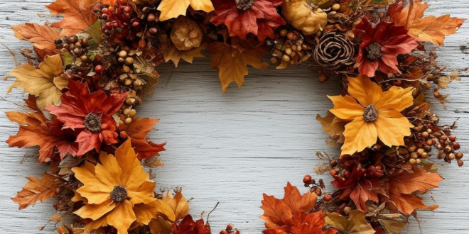 Transform Your Front Door with a Cozy Fall Hanging for Less Than $11!