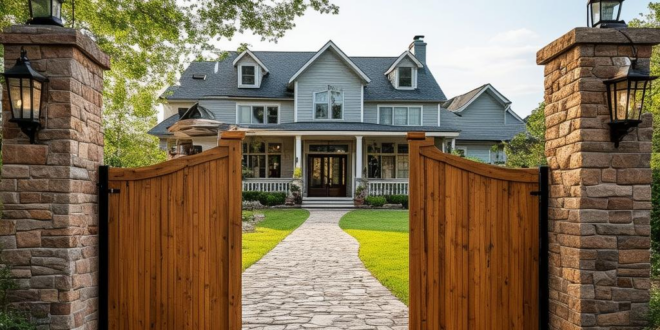 Welcome Home: 22 Cozy Farmhouse Driveway Entrance Ideas to Inspire You