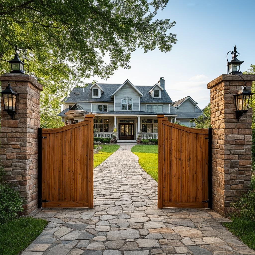 Welcome Home: 22 Cozy Farmhouse Driveway Entrance Ideas to Inspire You