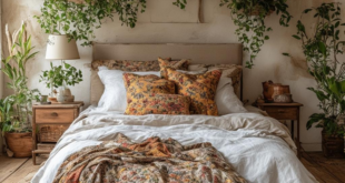 Embrace Boho Chic: 40 Farmhouse Bedroom Ideas for a Touch of Pastoral Charm!