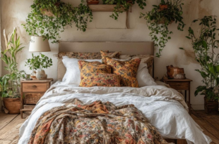 Embrace Boho Chic: 40 Farmhouse Bedroom Ideas for a Touch of Pastoral Charm!