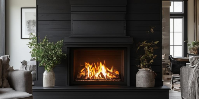 Transform Your Space with These 40+ Stylish Black Shiplap Fireplace Ideas for a Cozy and Chic Look