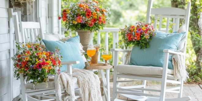 Transform Your Home with These 40+ Charming Farmhouse Spring Porch Decor Ideas
