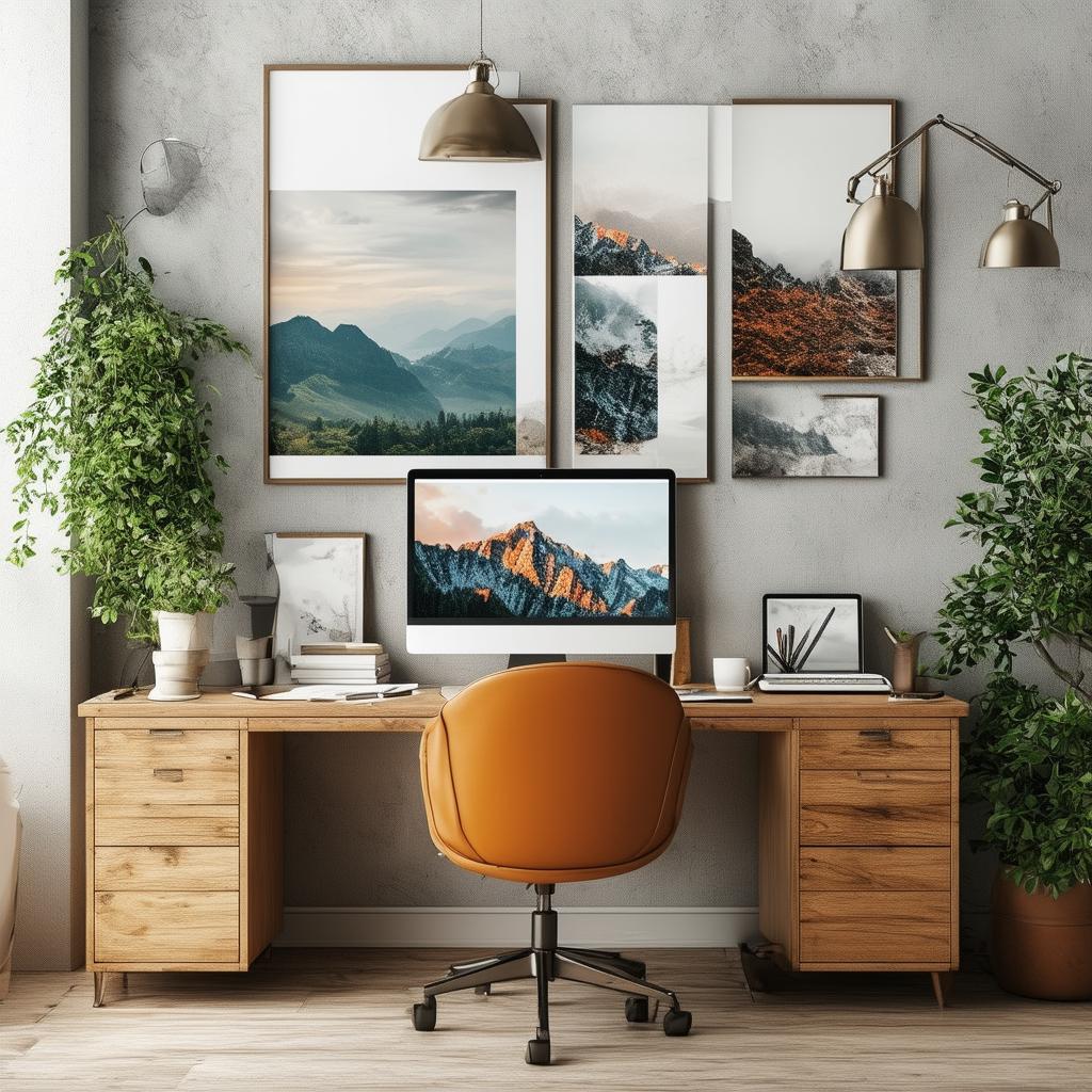 Transform Your Home Office with These 20 Stunning Wall Decor Ideas