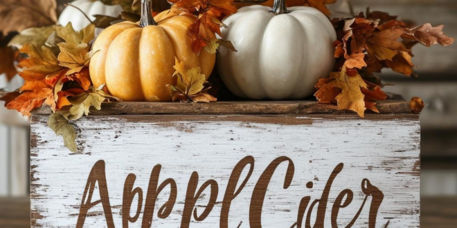 Get Crafty this Fall: Create Stunning Stacked Signs with 2×4’s!