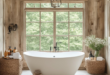 Discover 29 Stunning Farmhouse Bathroom Designs Showcasing Beautiful Natural Materials