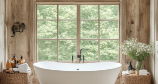 Discover 29 Stunning Farmhouse Bathroom Designs Showcasing Beautiful Natural Materials